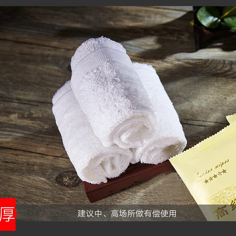 hotel supplies one-time wet wipes wet towel thickened take-out catering disinfection towels clean and sanitary pure cotton aviation towel Application Scenario