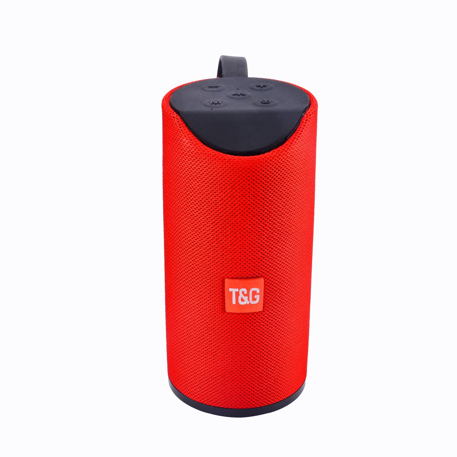 [bluetooth audio] tg113 waterproof mobile phone bluetooth speaker computer car subwoofer u disk tf card lock and load spray Specification drawing