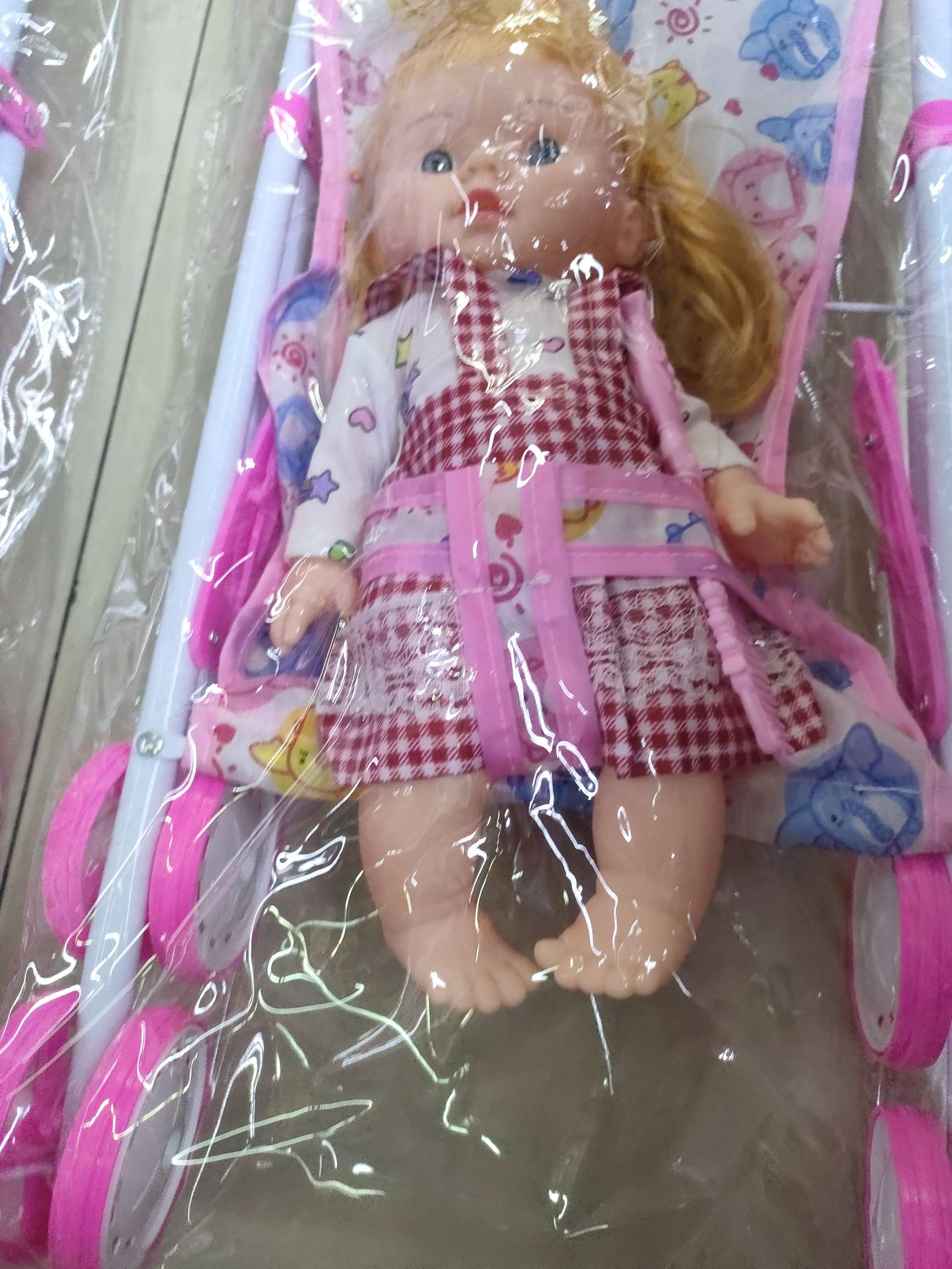 新款娃娃推车套装，男孩女孩两款混装，卡头袋包装。26元/套，36套/箱。娃娃推车新款热销详情图10