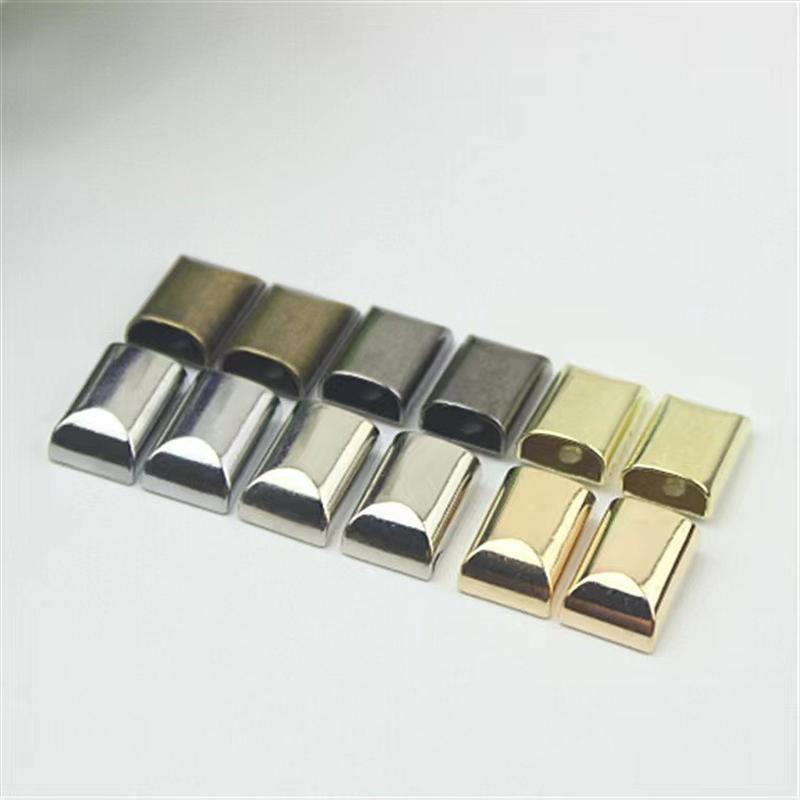 in stock sales alloy tail clamp zipper tail clip tail clamp leather bag luggage alloy square tail clamp metal tail buckle screw tail clamp full figure