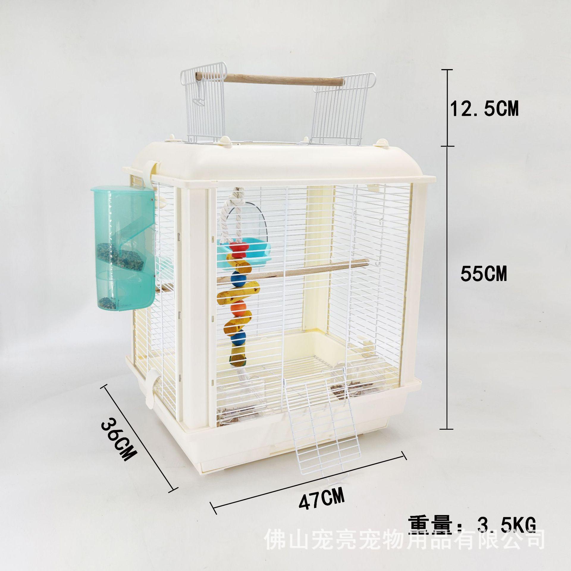 parrot bird cage large space ornamental peony tiger skin parrot cage large bird cage wholesale