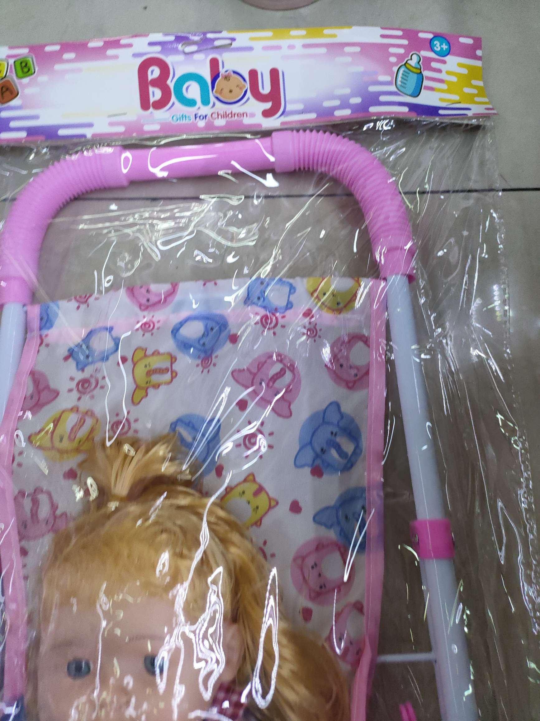 新款娃娃推车套装，男孩女孩两款混装，卡头袋包装。26元/套，36套/箱。娃娃推车新款热销详情图8