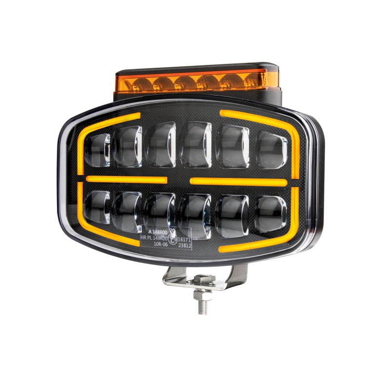 Truck LED work light, 10-inch overhead light, 60W rectangular headlamp, fog lamp, new European truck light pic 6