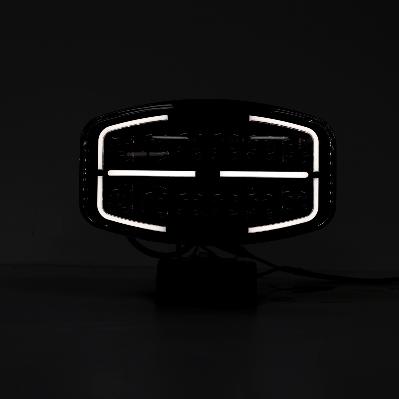 Truck LED work light, 10-inch overhead light, 60W rectangular headlamp, fog lamp, new European truck light pic 7