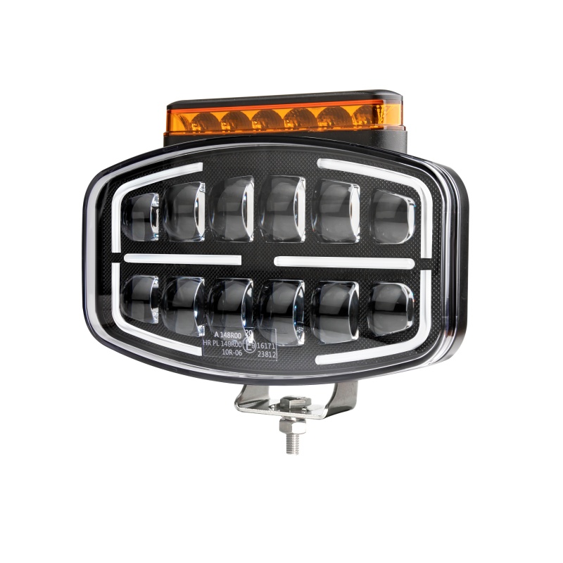 Truck LED work light, 10-inch overhead light, 60W rectangular headlamp, fog lamp, new European truck light pic 5