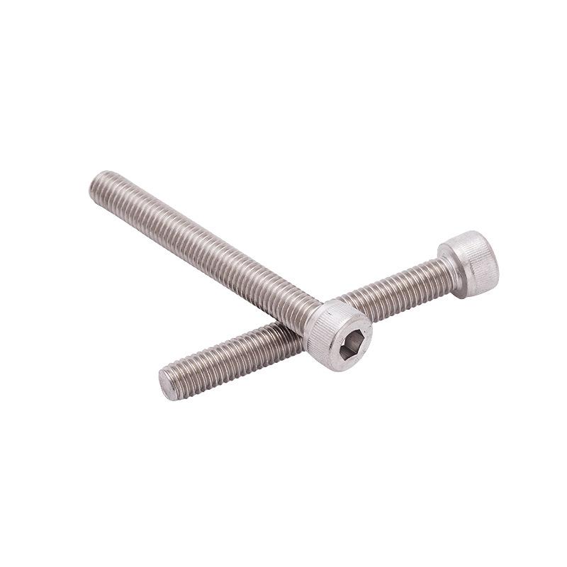 304 stainless steel cylinder head hexagon socket head cap screw din912 knurling cup head hexagon bolt screw m3m12 Item Picture
