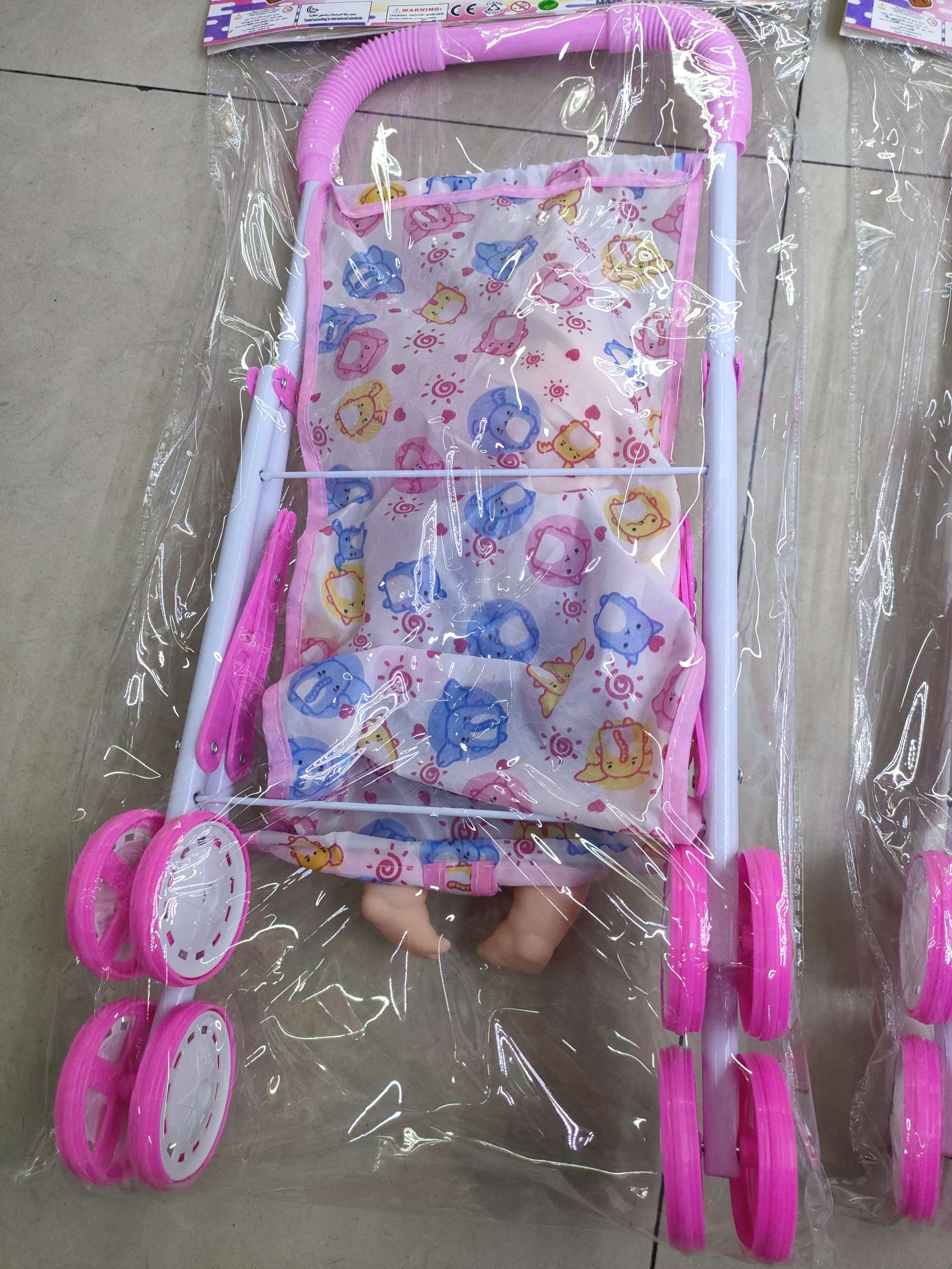 新款娃娃推车套装，男孩女孩两款混装，卡头袋包装。26元/套，36套/箱。娃娃推车新款热销详情图12