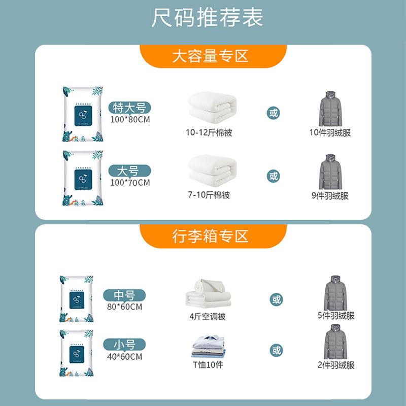 vacuum compression bag clothes case quilt vacuum bag vacuum storage bag clothing bag factory wholesale household Application Scenario