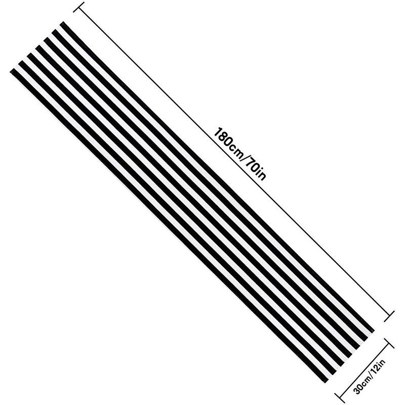 modern minimalist nordic new black and white striped table runner hotel light luxury table cloth coffee table shoe cabinet cover cloth bed runner Item Picture