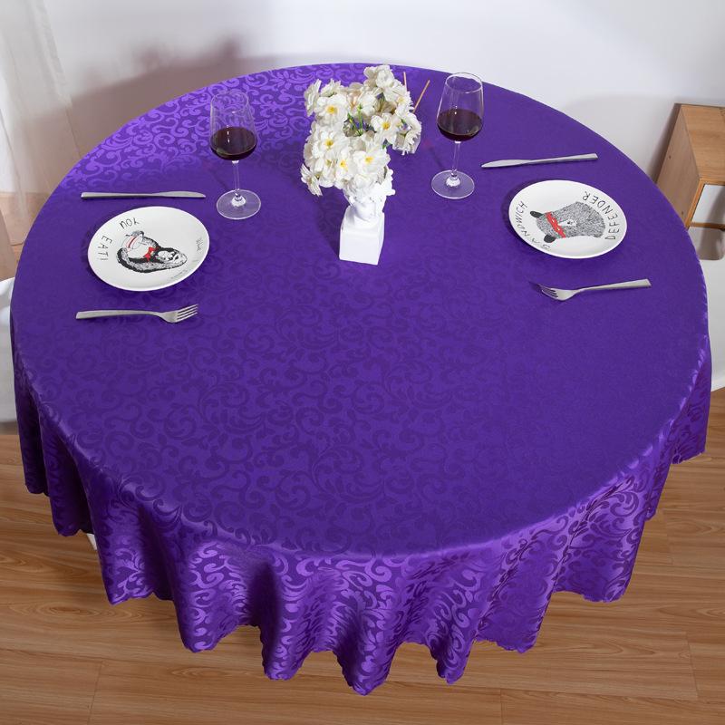 round table cloth tablecloth hotel hotel round table cover large round table tablecloth non-waterproof household restaurant tablecloth fabric Application Scenario