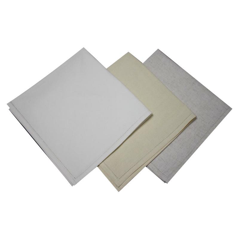 factory hollow-out drawstring hotel napkin cloth restaurant tablecloth napkin cotton cotton and linen waterproof oil-proof round table table cloth Item Picture