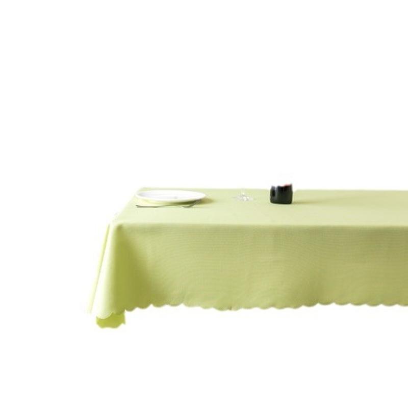 dining table cloth solid color white dining table cloth rectangular polyester meeting cloth rectangular table cloth Item Picture