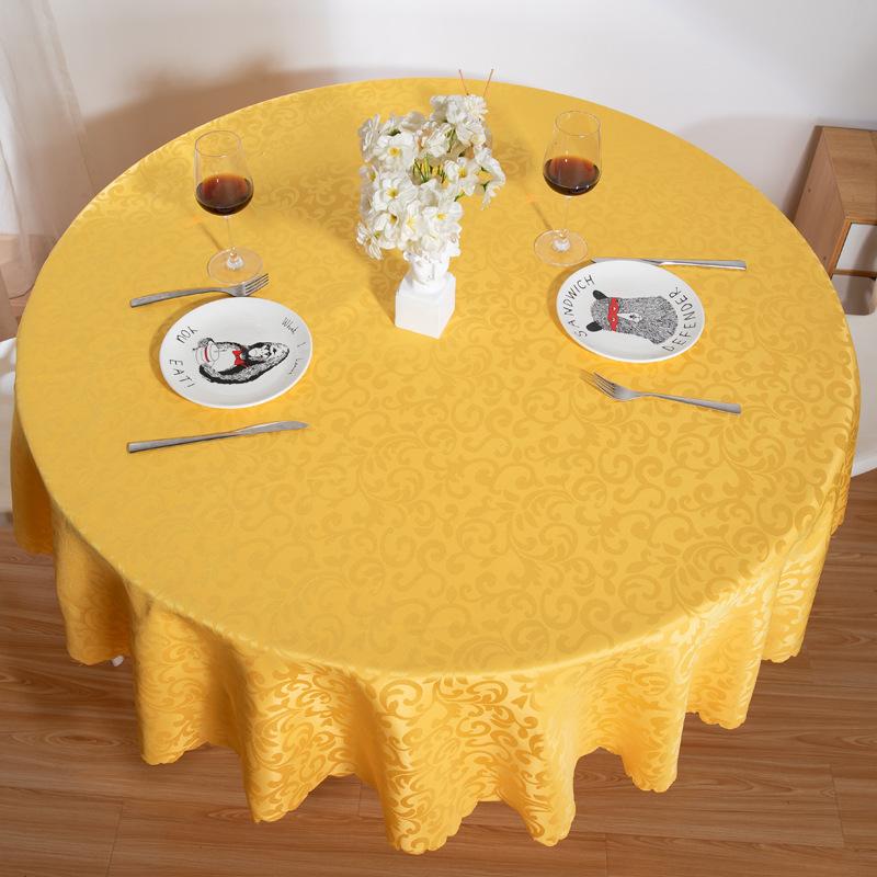 round table cloth tablecloth hotel hotel round table cover large round table tablecloth non-waterproof household restaurant tablecloth fabric full figure