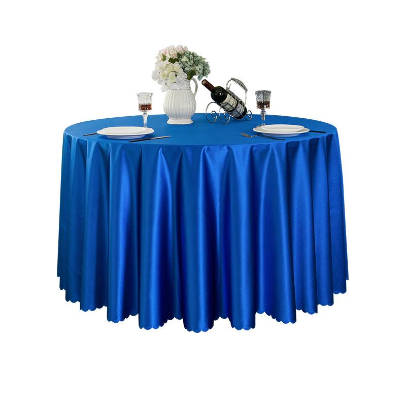 Hotel Tablecloth round Table Thick Fabric Table Cloth Tribute Satin Large round Table Restaurant round Banquet European Style round Table Cloth Application Scenario