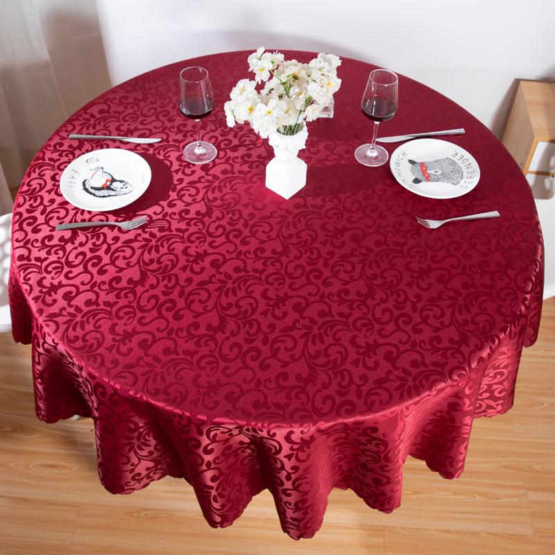 round table cloth tablecloth hotel hotel round table cover large round table tablecloth non-waterproof household restaurant tablecloth fabric Specification drawing