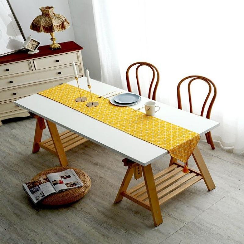 table runner simple coffee table cloth long table tea table cloth fabric shoe cabinet cloth cover towel bed flag tail towel independent station cross-border Specification drawing