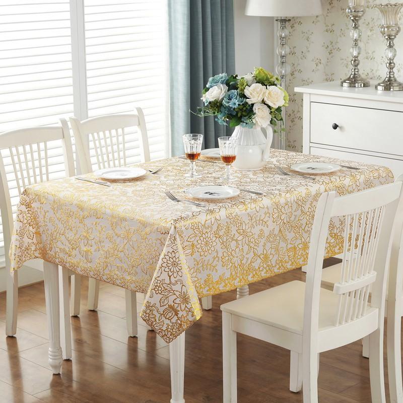 european tablecloth pvc waterproof oil-proof anti-scald disposable table cloth household rectangular light luxury ins style coffee table mat Specification drawing