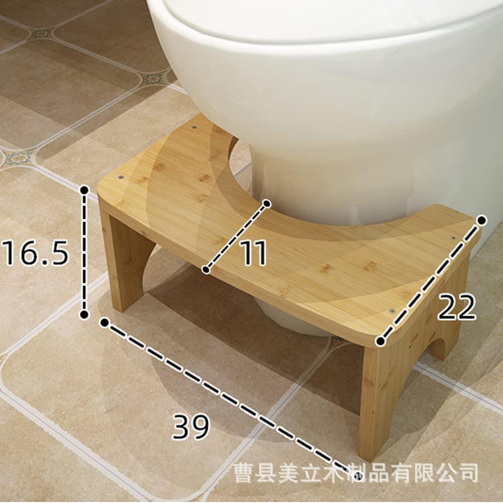 Solid Wood Toilet Stool Toilet Stool Toilet Foot Stool Household Wooden Children's Toilet Stool Application Scenario