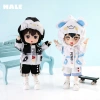 OB11 Penguin Bear Shorts and Coat Set 12 points for simple wear. BJD doll accessories GSC in stock available for wholesale details Picture