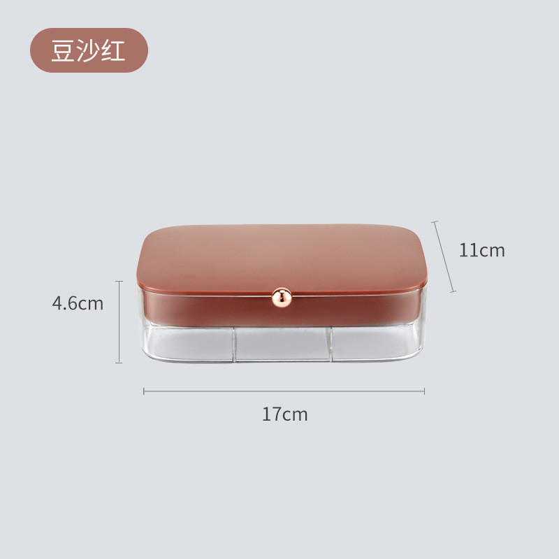 L40-LSHZ13 Jewelry Storage Box, multi-layer covered classified storage box for jewelry and rings, accessory box Item Picture