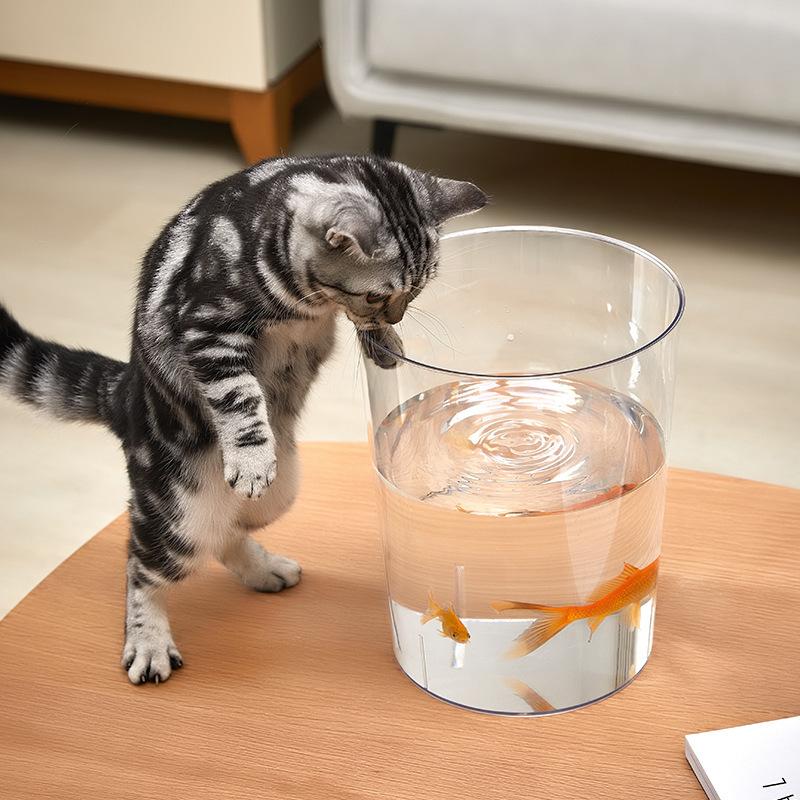 free shipping transparent large trash can plastic household classification toilet toilet living room bedroom office wake-up flower bucket full figure