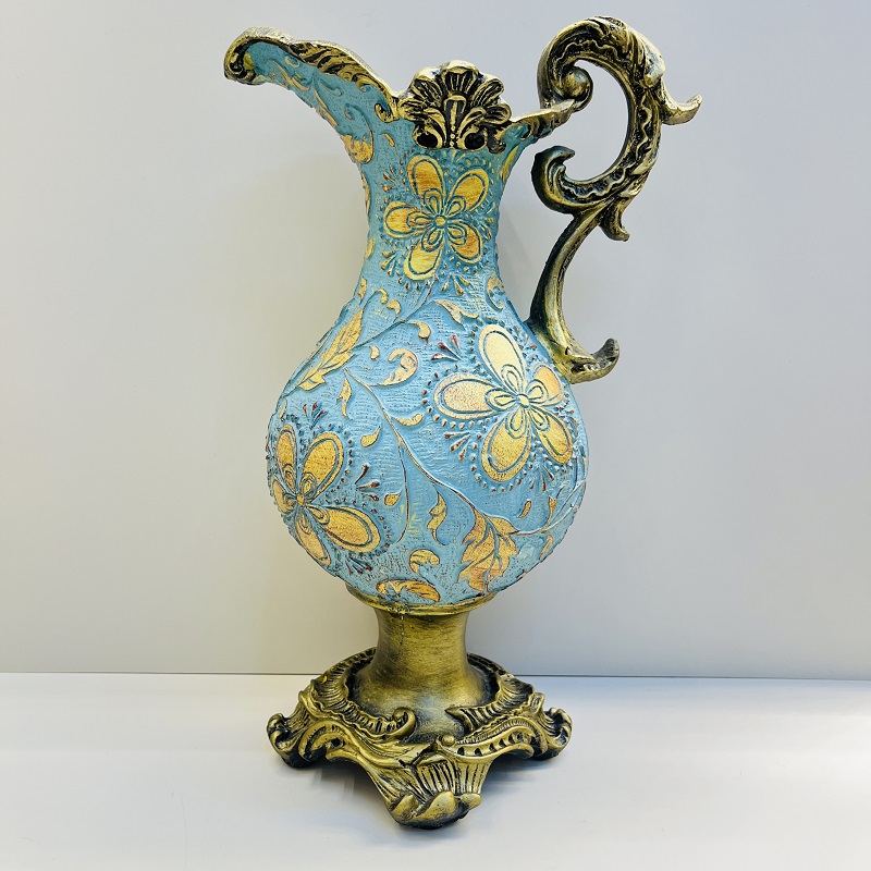 Relief fruit plate, tissue box, vase, high-end home flower arrangement, hotel living room decoration, resin flower arrangement, large vase, home decoration, decorative large vase, TV cabinet decoration, vase, decorative vase, hotel