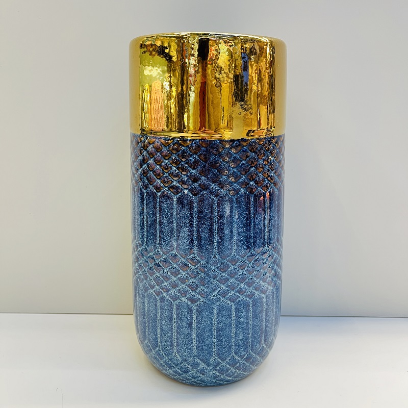 High-temperature kiln transformation ceramic vases, high-end home flower arrangement ornaments, hotel living room decorations, resin flower arrangement ornaments, ceramic small vase ornaments, home decorations, TV cabinet decorations, vase decorations, flower vases, decorative items details Picture