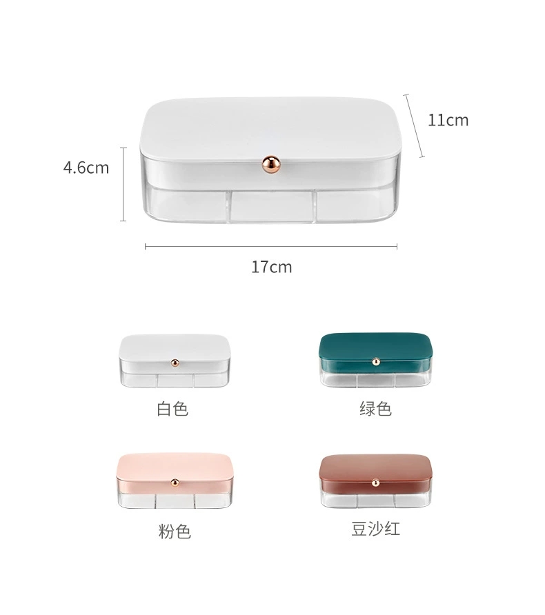 L40-LSHZ13 Jewelry Storage Box, multi-layer covered classified storage box for jewelry and rings, accessory box detail image 11