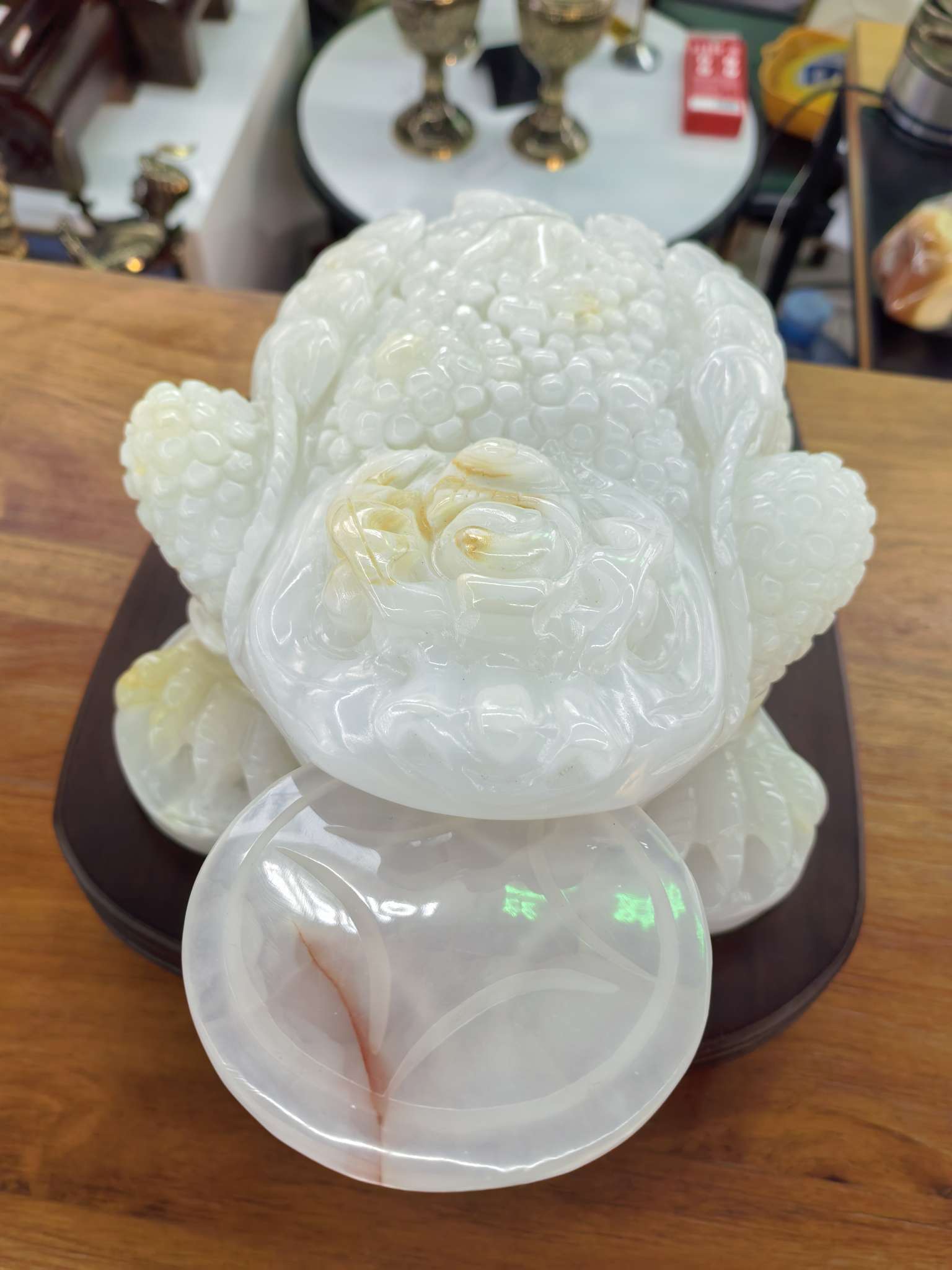 天然金蝉，巴基斯坦精致工艺品礼品 艺术装饰摆件 创意家居装饰品 其他装饰摆件 收藏品赠品精选细节图