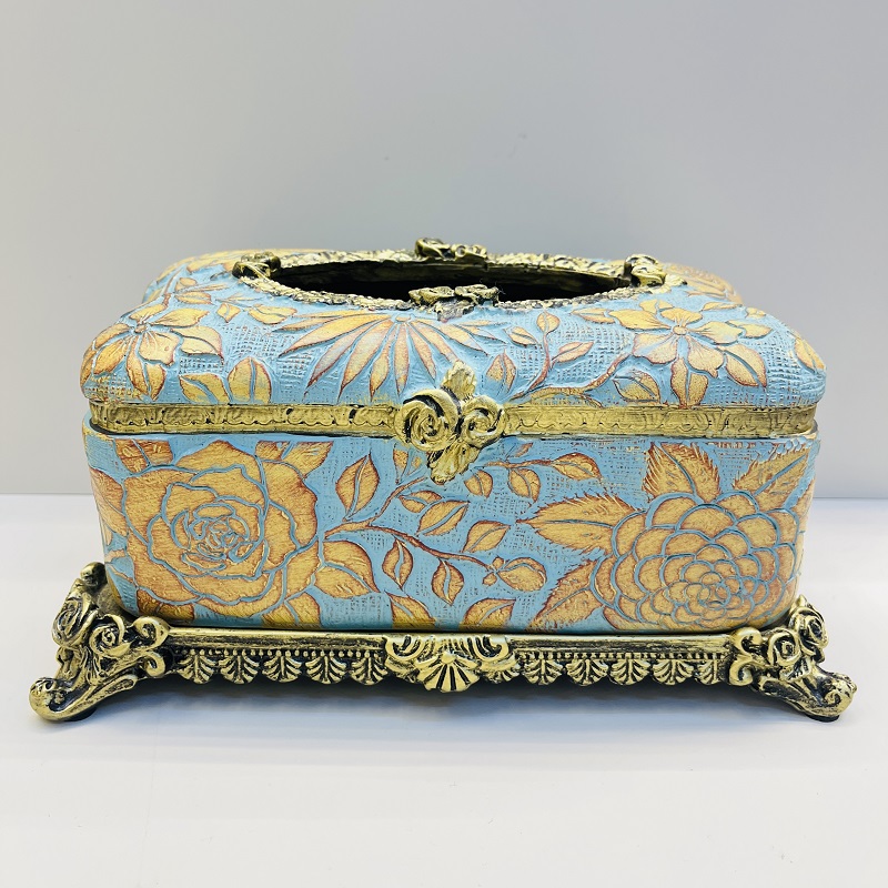 Relief fruit plate, tissue box, vase, high-end home flower arrangement, hotel living room decoration, resin flower arrangement, large vase, home decoration, decorative large vase, TV cabinet decoration, vase, decorative vase, hotel details Picture