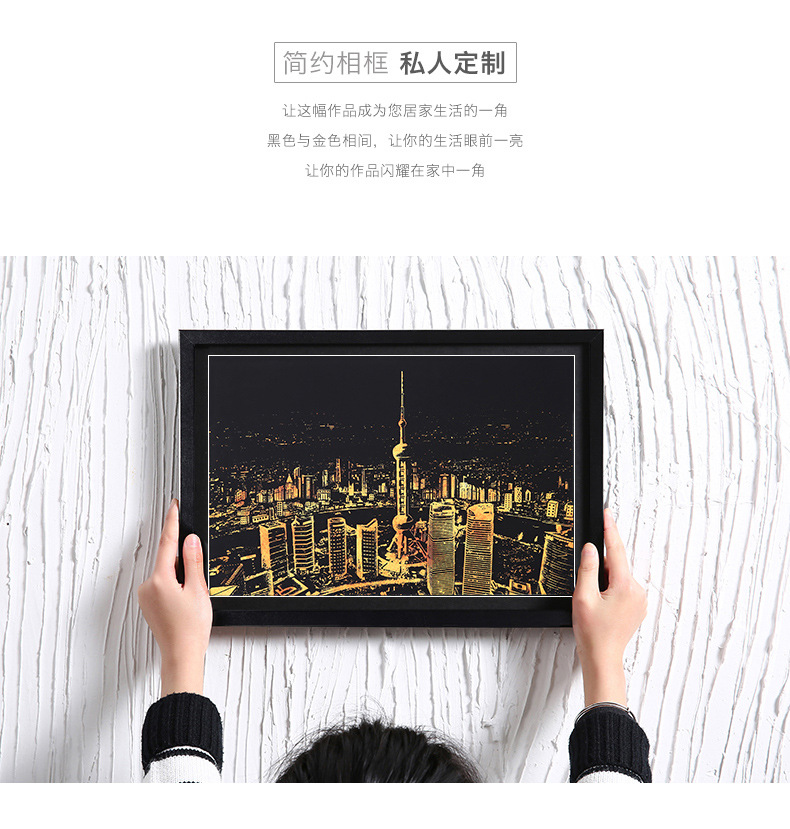 璀璨都市Bright city城市夜景刮刮画详情12