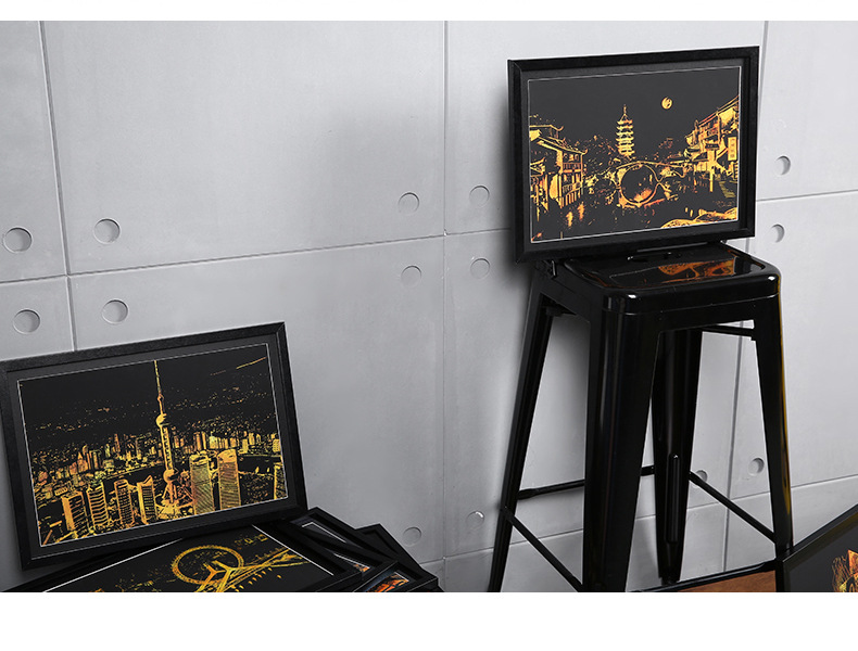 璀璨都市Bright city城市夜景刮刮画详情7