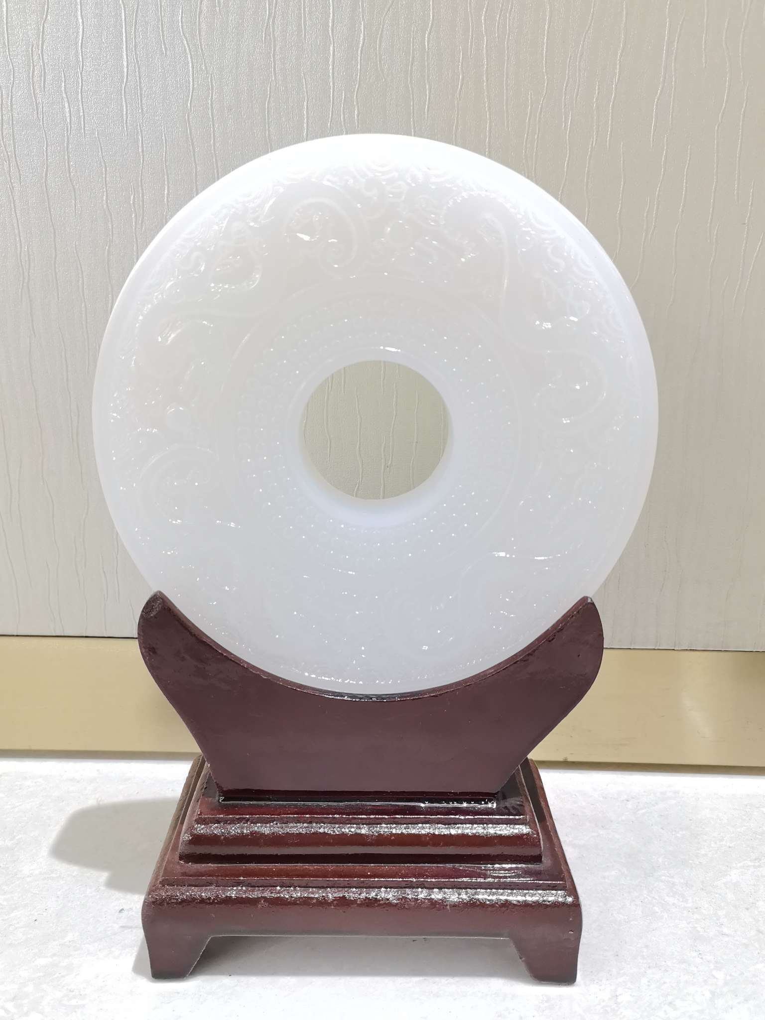 天然平安扣，巴基斯坦创意独特工艺品 高档艺术品收藏礼品 精致装饰摆件 为家增添艺术气息 其他装饰摆件一应俱全产品图