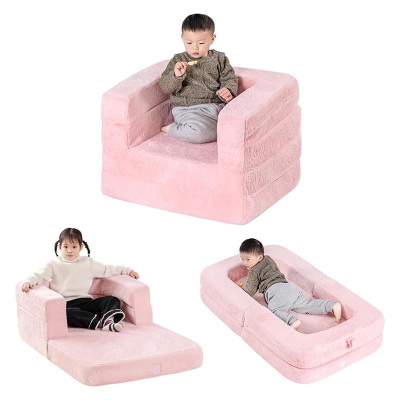 Customized Children's Cute Cartoon Folding Small Sofa Baby Princess Children's Reading Area Tatami Folding Sofa Bed