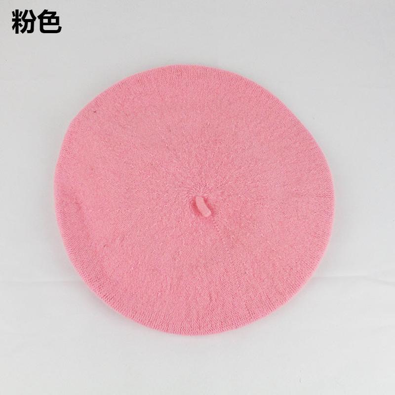 2019 new korean style cross-border children's beret fashion simple princess hat four seasons children's hat one piece dropshipping Specification drawing