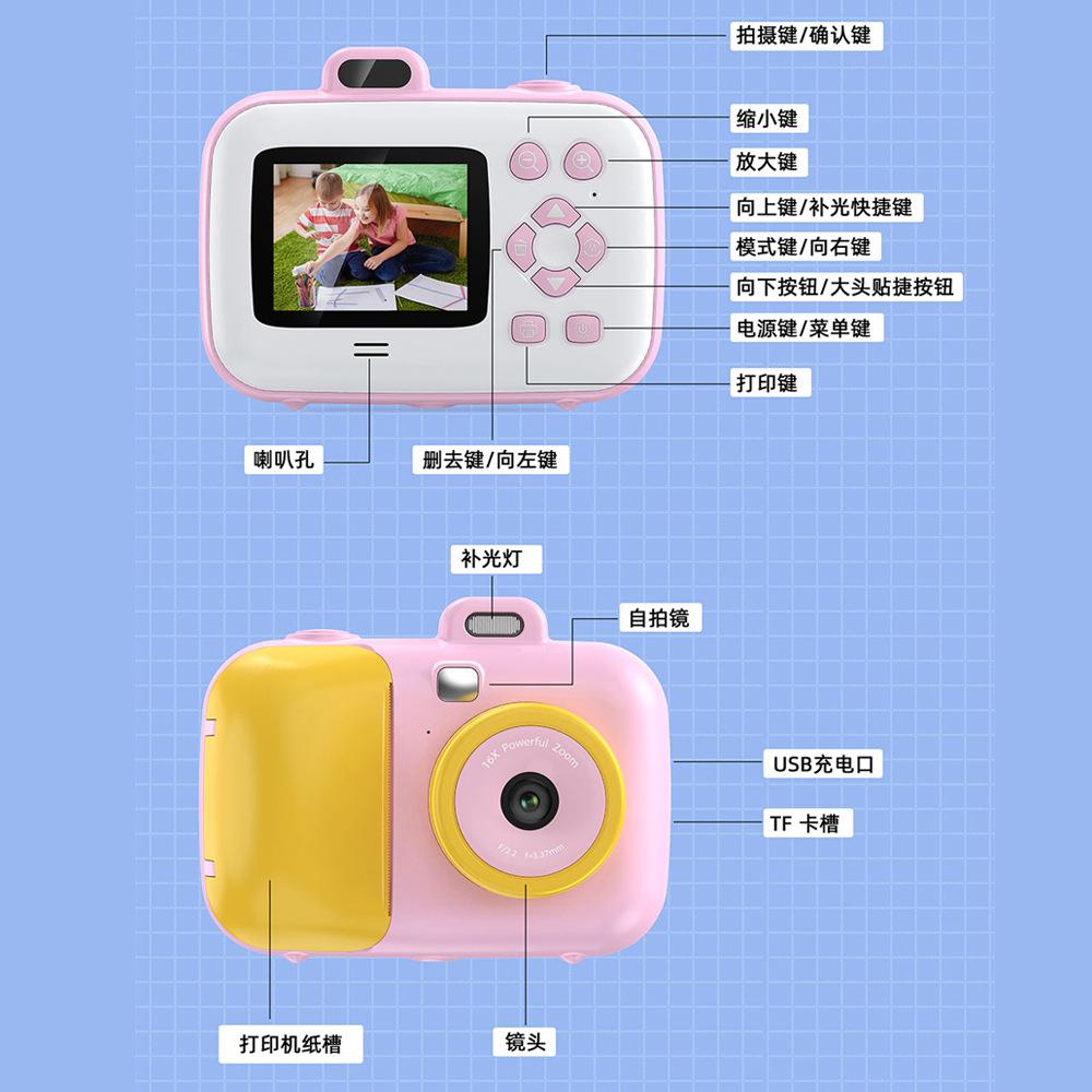 cross-border smart digital children's polaroid camera mini hd beauty printing camera birthday toys wholesale Application Scenario