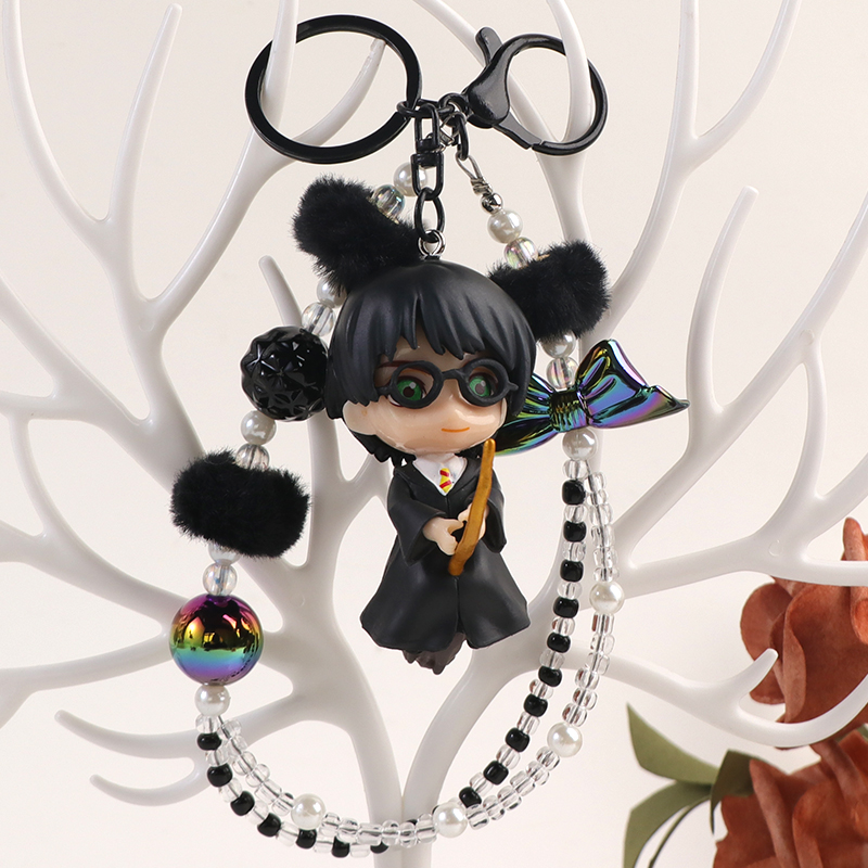 6 Harry Potter and Magic School anime characters Hermione Potter and RON figurine model car cake ornaments Specification image