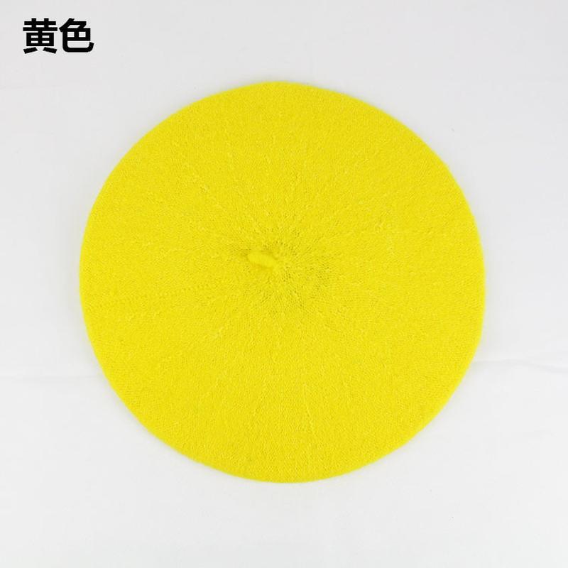 2019 new korean style cross-border children's beret fashion simple princess hat four seasons children's hat one piece dropshipping details Picture