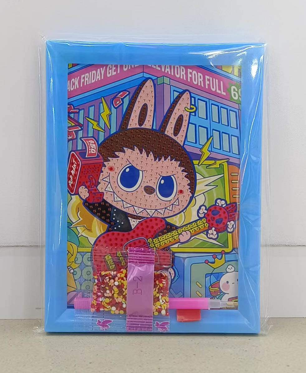 ABA008 photo frame diamond painting details Picture