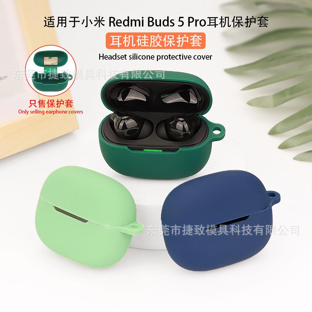 for Xiaomi Redmi Buds 5 Pro Earphone Protective Cover Bluetooth Soft Silicone Earphone Case