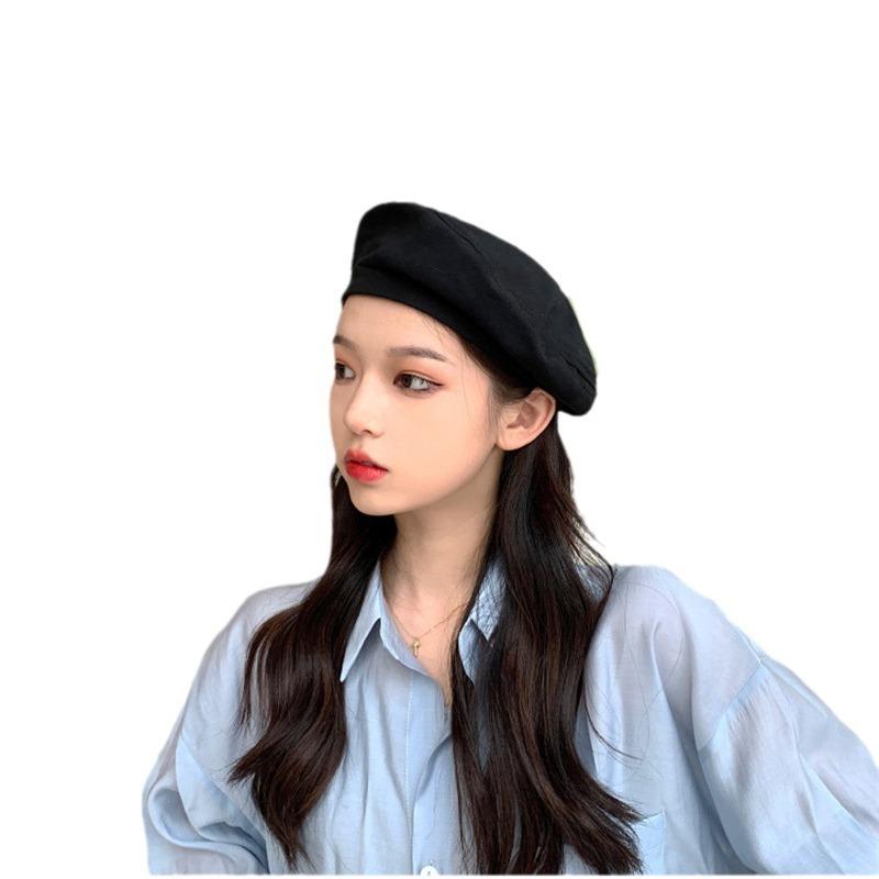 spring and summer new style beret women's fashion all-match personality beret niche breathable street art painter cap Application Scenario