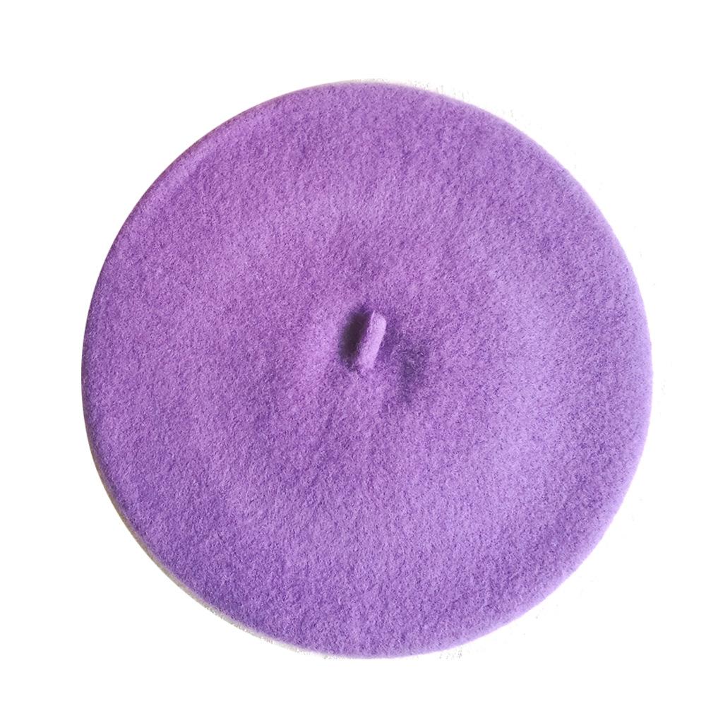 2019 new korean style cross-border children's beret fashion simple princess hat four seasons children's hat one piece dropshipping Item Picture