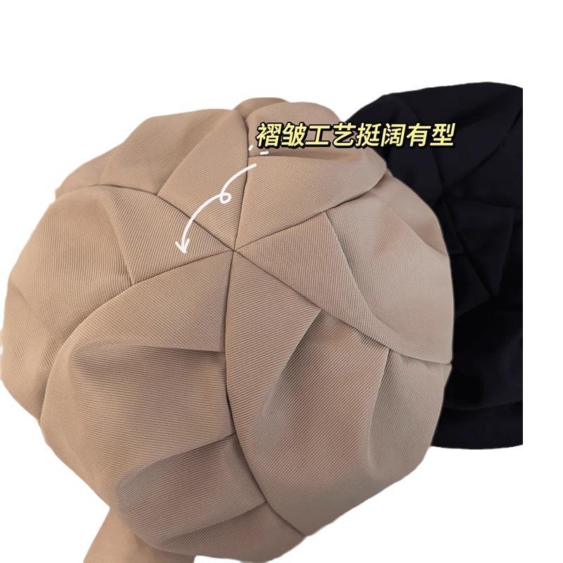 counter quality show face a little cloud octagonal cap female miumiu bag face painter cap casual korean style plain face beret Item Picture