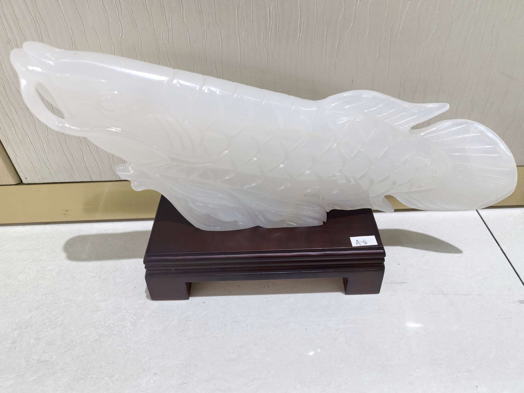 Jade natural cada año hay pescado, pakistán artesanía exquisita regalo decoración decoración decoración creativa hogar sala de estar estética arte colección otros decoración decoración regalo caja de regalo detail image 14