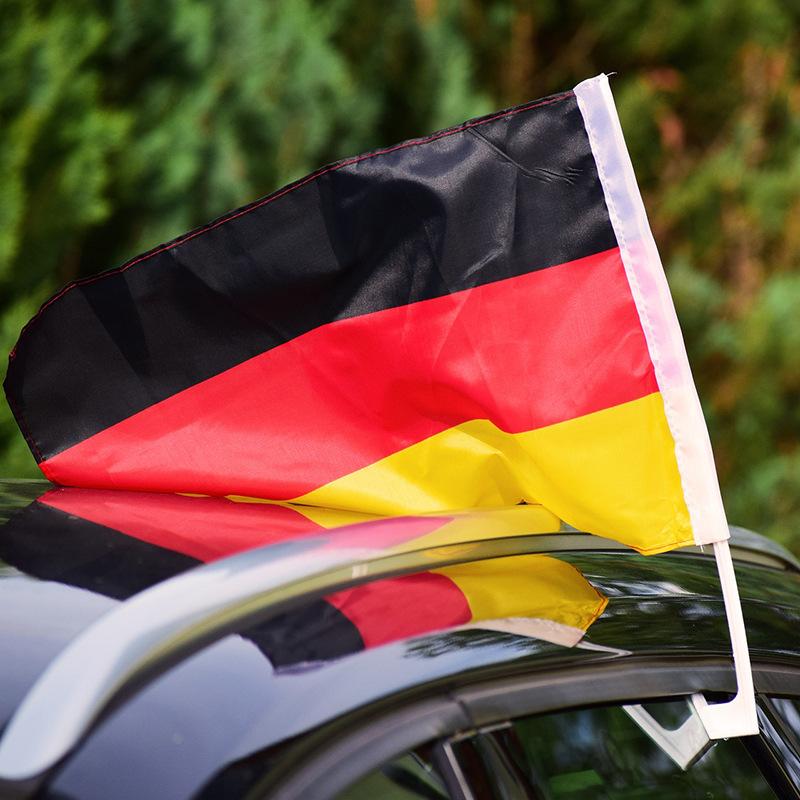 wholesale car window flag car flag european cup football match car flag 30 * 45cm full figure