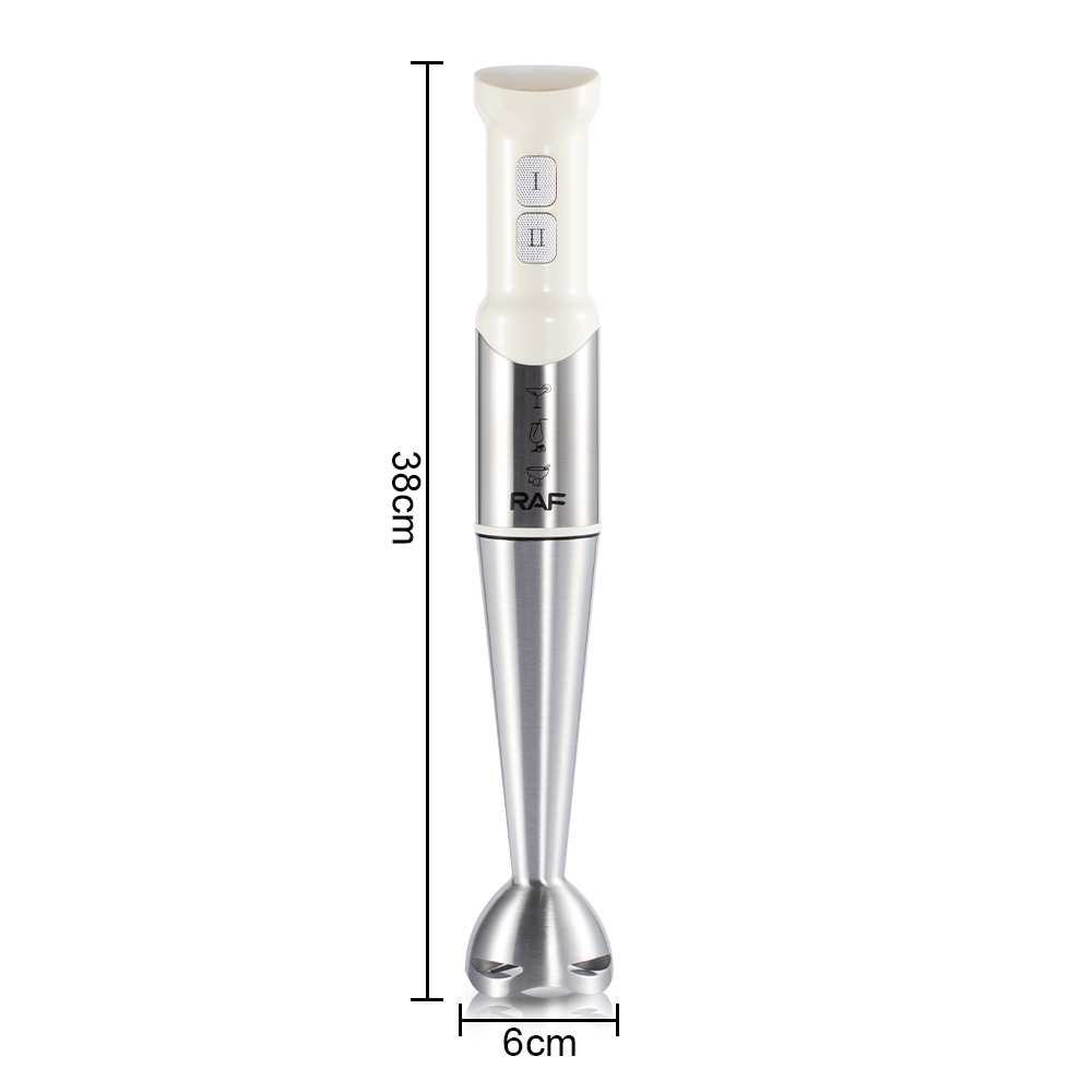 RAF European Standard cross-border portable household kitchen blender, handheld electric stainless steel cooking stick blender R.3016 Specification image