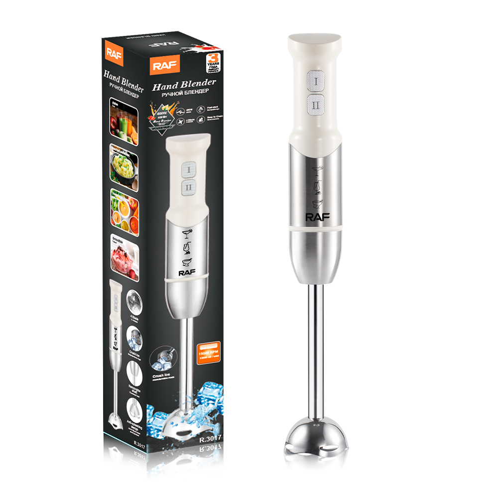 RAF European Standard cross-border portable household kitchen blender, handheld electric stainless steel cooking stick blender R.3017 details Picture