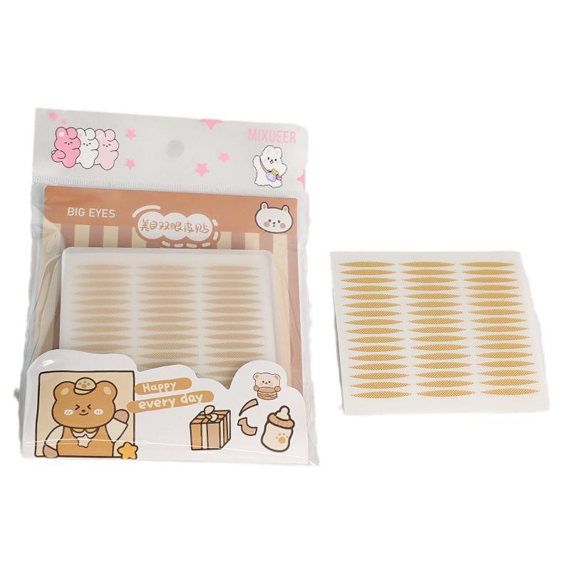 mi xueer swollen eye bubbles double eyelid stickers natural skin color seamless eyelid stickers beauty eye inner double single-sided skin stickers 96 stickers Item Picture