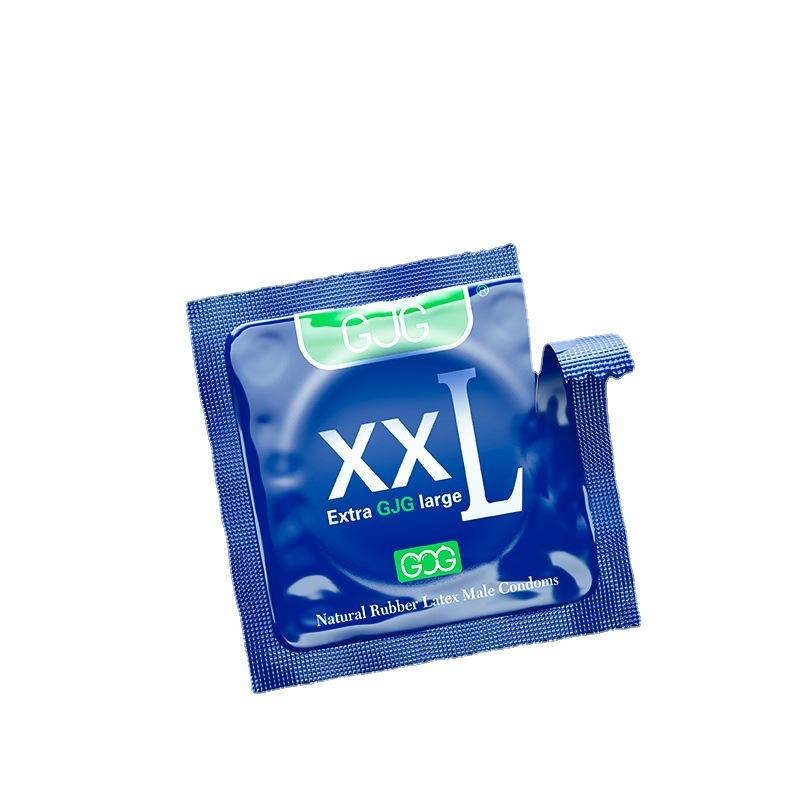 Gjg English Version 10 Condoms Large Condoms XXL Foreign Trade Set 56mm Factory Direct Sales Condom Item Picture