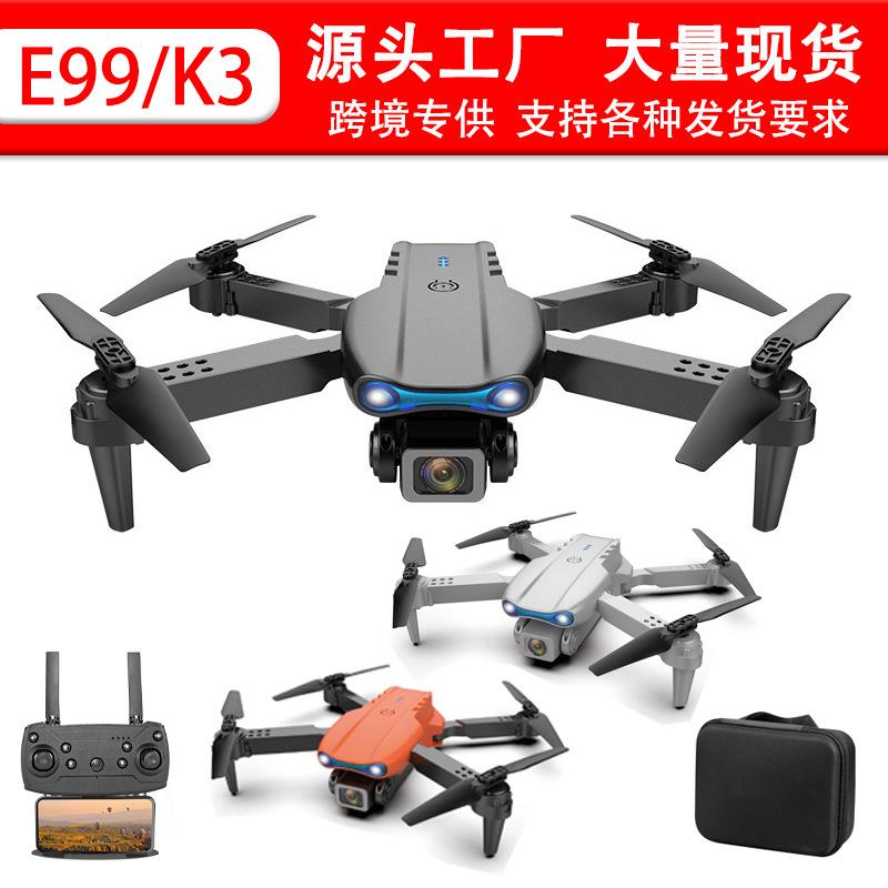 cross-border k3/e99 folding drone for aerial photography 4k dual camera four-axis aircraft remote control aircraft export full figure